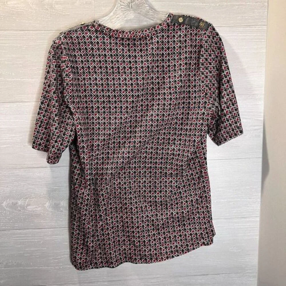 Jones New York Women's‎ Round Neck Short Sleeve Casual T-Shirts Tops